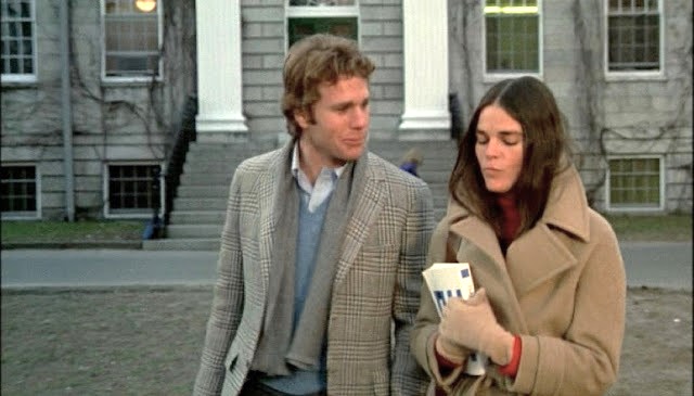 An image of Ali McGraw and Ryan O'Neil in the 1970 movie, Love Story